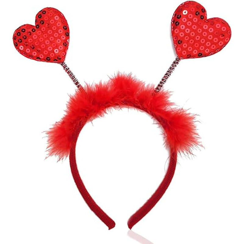 Wholesale Valentine's Day headband single party dress up headband wedding ball photo props