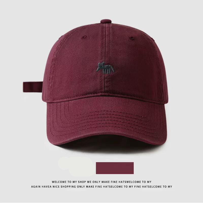 Wholesale Embroidered fox wide brim cap