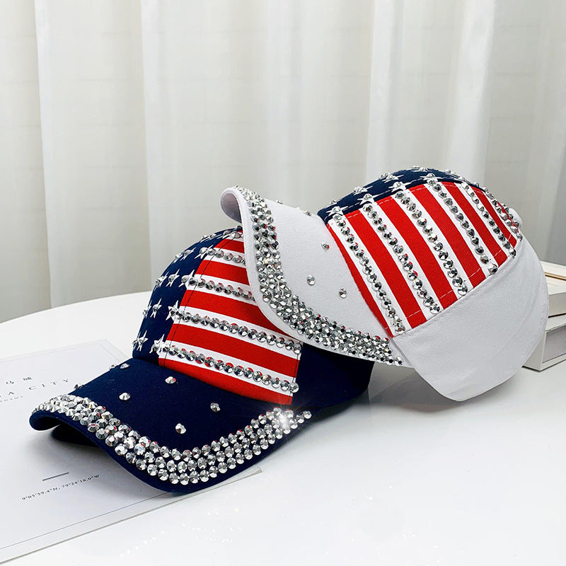 Wholesale Thin Sun Protection Diamond Star Baseball Cap