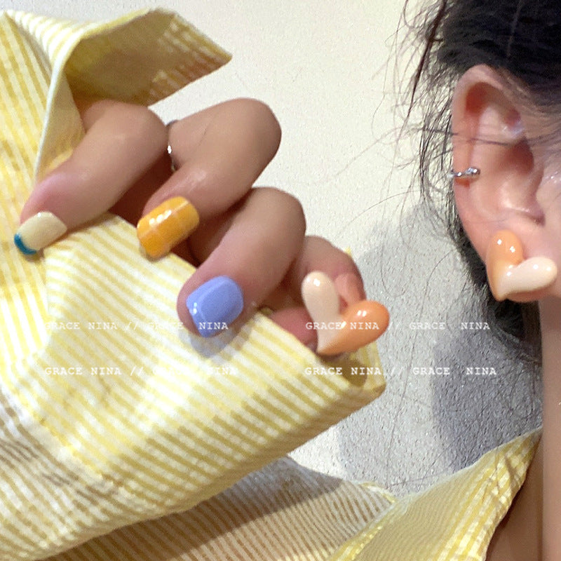 Wholesale Love Simple Alloy/Silver Plated/Gold Plated Earrings