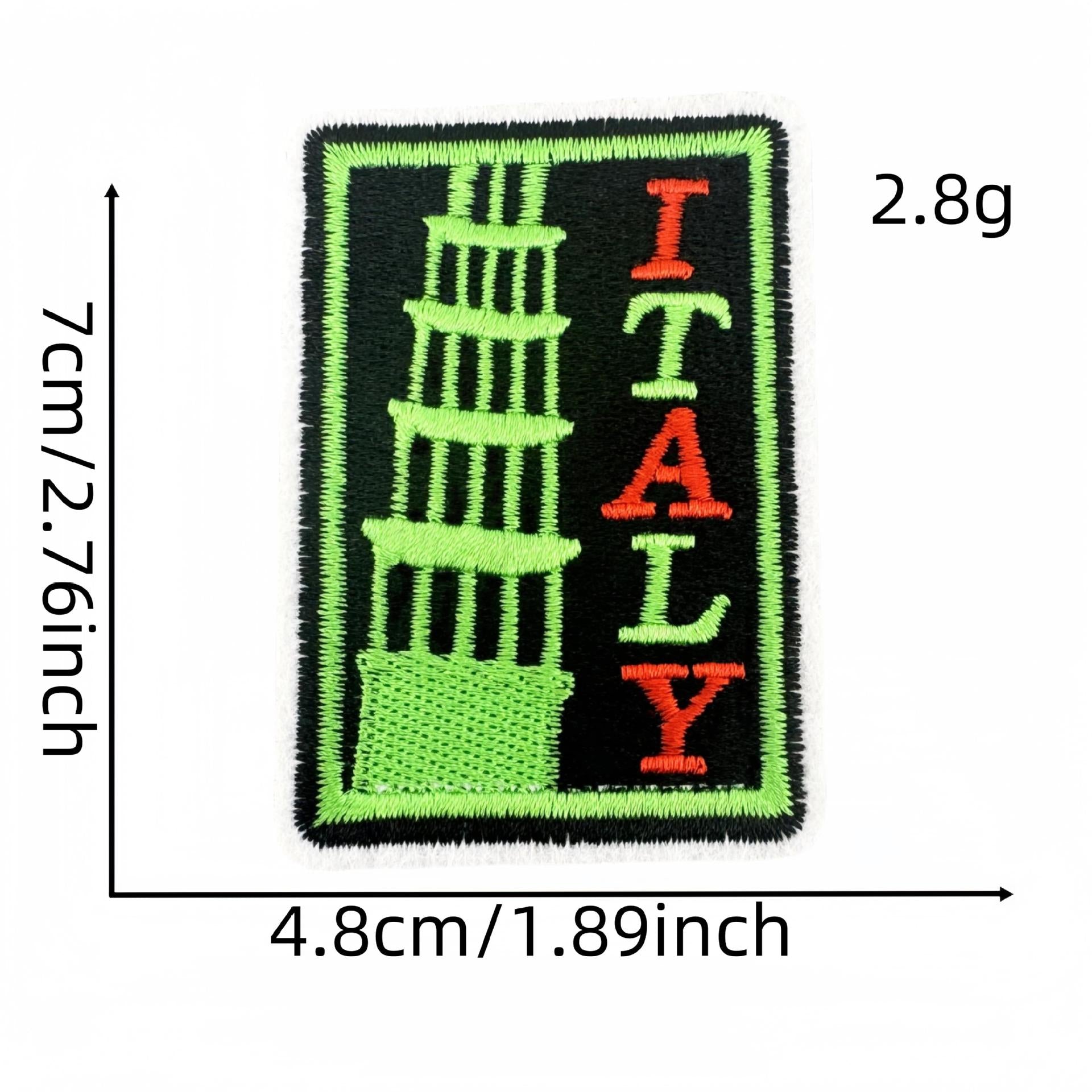 Wholesale Cartoon World Landmark Pattern Embroidery DIY Patches