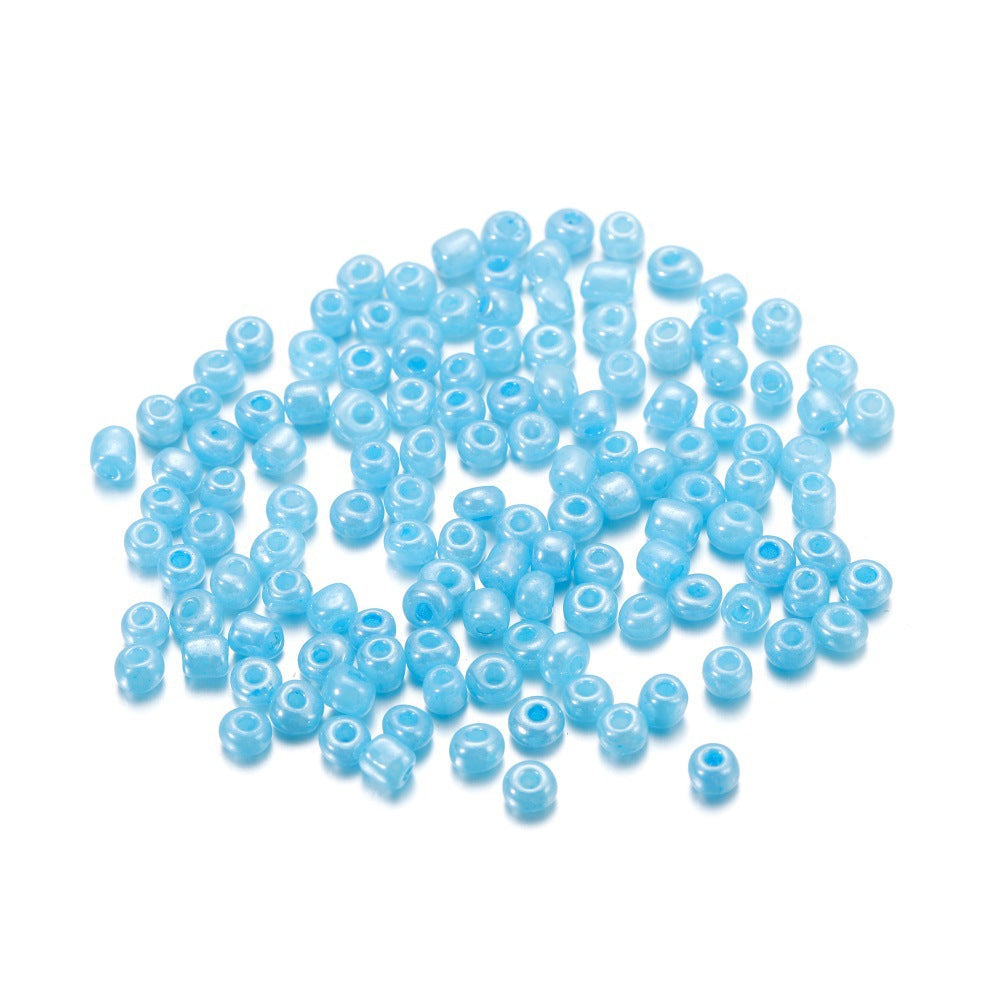 Mayorista de 300 piezas/paquete de 4 mm Macaron Glass Rice Beads
