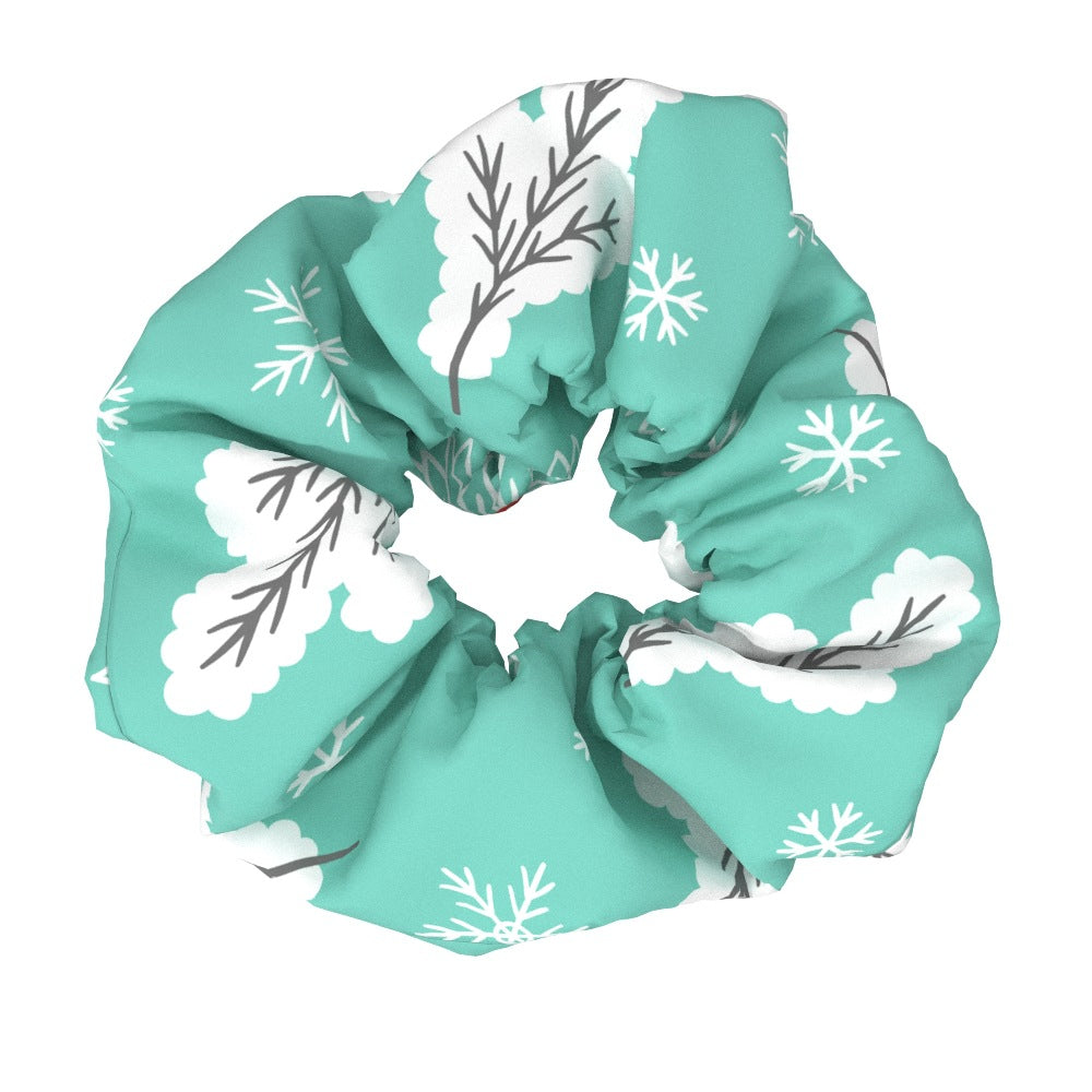 Wholesale Christmas Large Intestine Fabric Hair Ties