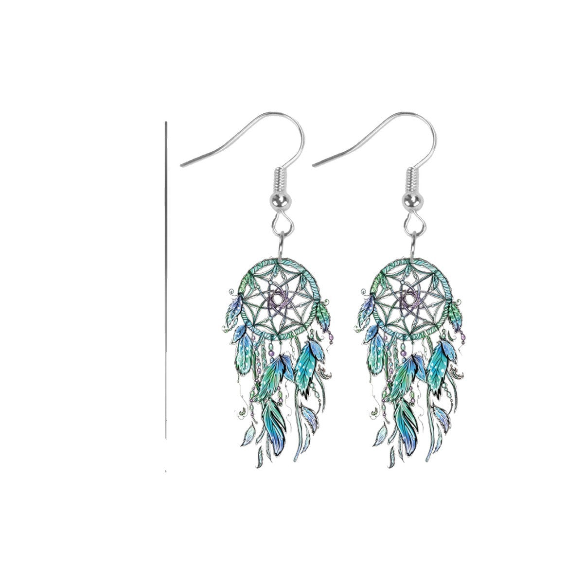 Wholesale Exaggerated Bohemian acrylic earrings