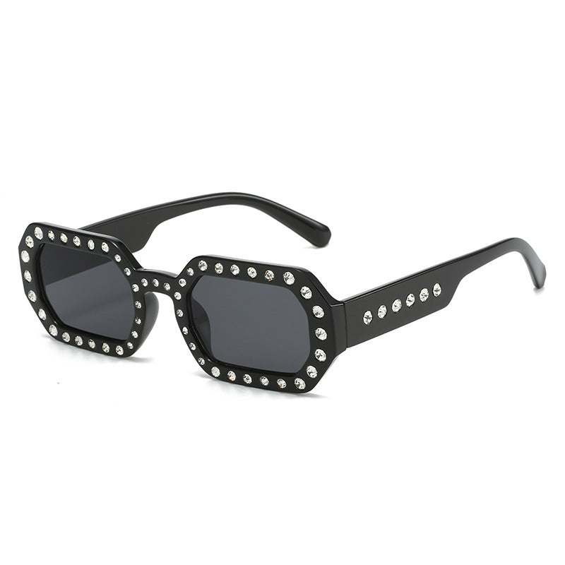 Wholesale Fashion Diamond Small Frame Sunglasses