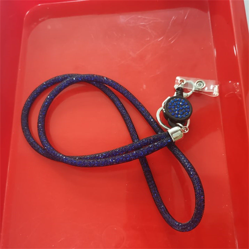 Wholesale Plastic Fishing Nets with Diamond Hanging Ropes and Keychains