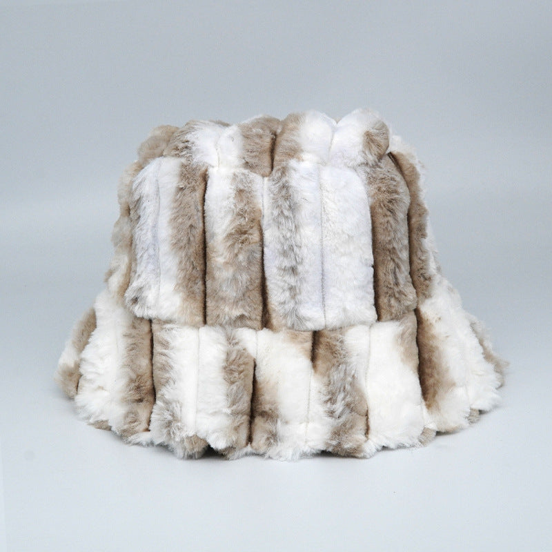 Wholesale Winter Plush Hat Thickened Plush Fisherman Hat