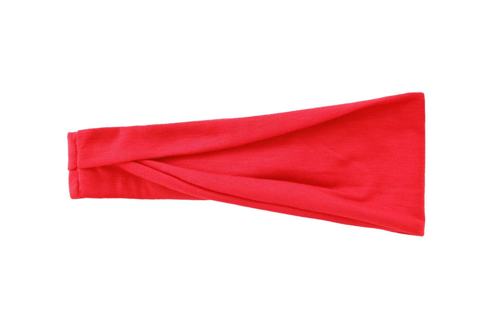 Wholesale Women's Solid Color Yoga Sports Fitness Running Sweat Absorbing Breathable Elastic Jumper Headband