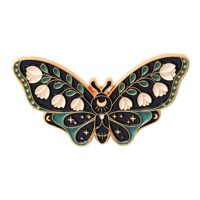 Wholesale Butterfly Insect Gorgeous Metal Badge Brooch
