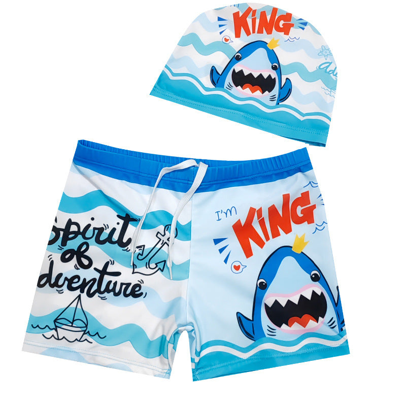 Wholesale Children's cartoon quick-drying swimming trunks