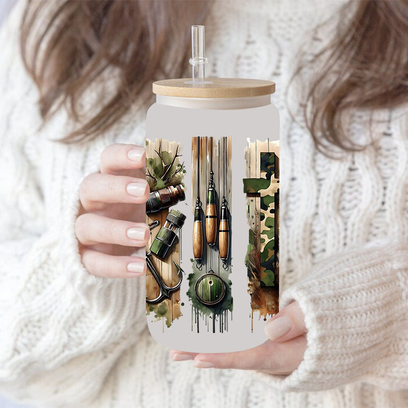 Wholesale Cross Flower Tree Daily Series 16oz Cup UV DTF Wraps