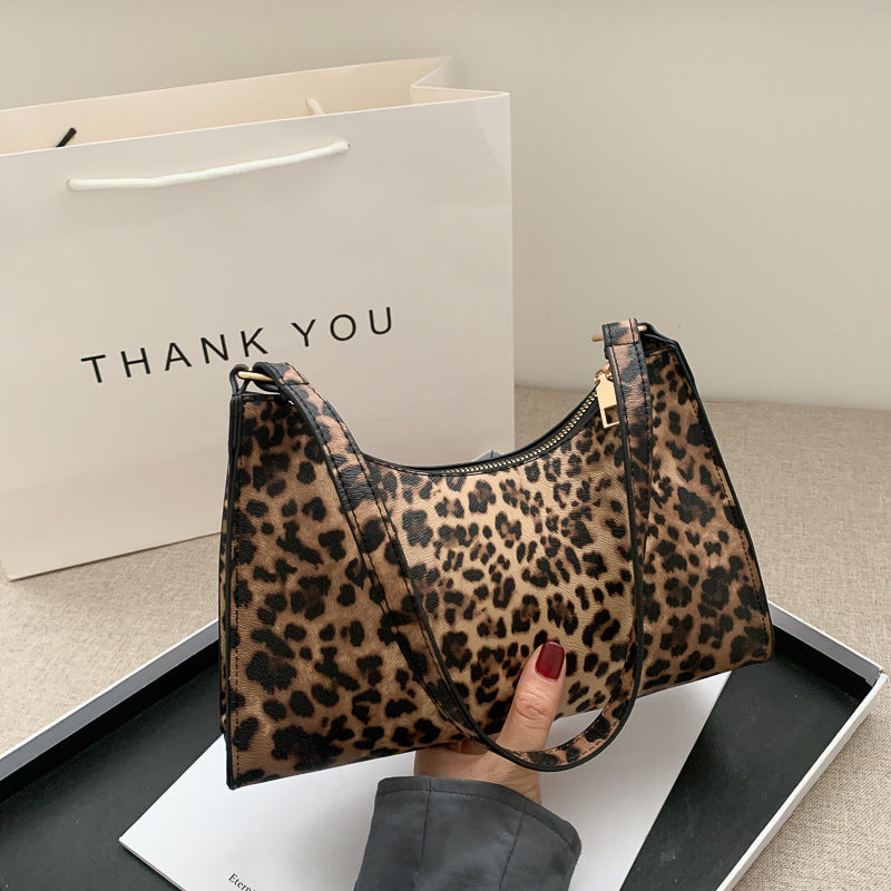 Wholesale  Handbag Women' s Leopard Print Shoulder Underarm Bag