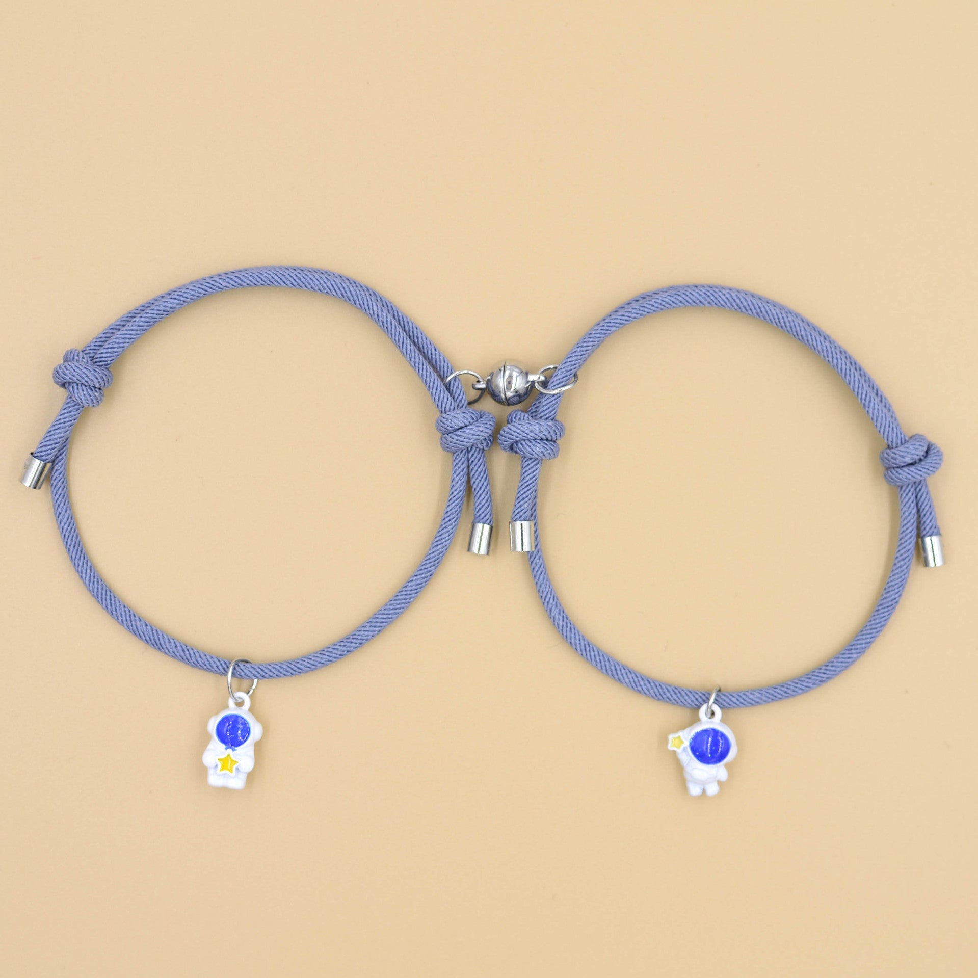 Wholesale Colorful astronaut couple commemorative bracelet