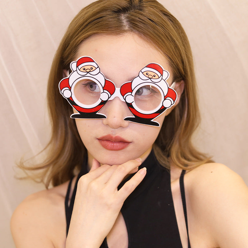 Wholesale ABS Decorative Christmas Glasses