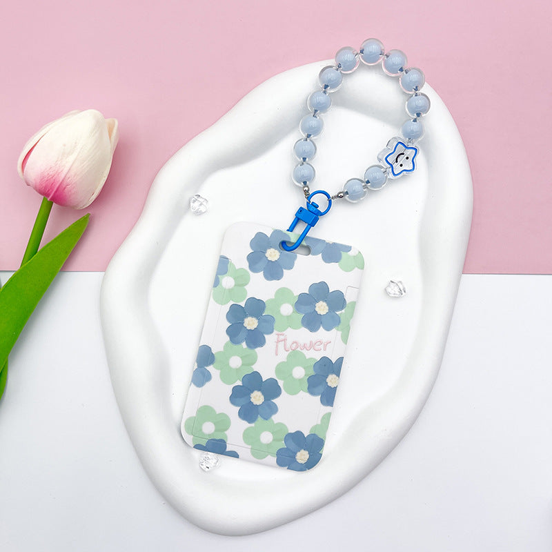 Wholesale Flower ID Card Holder Tag Bracelet Keychain