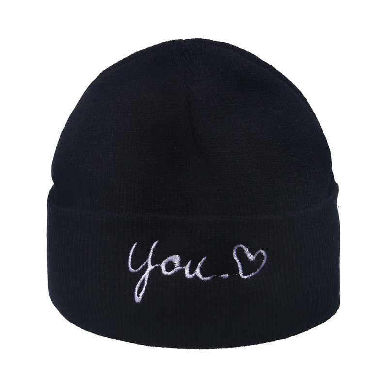 Wholesale Autumn and Winter Brimless Pullover Trend Hip-hop Warm Flame Knitted Hat