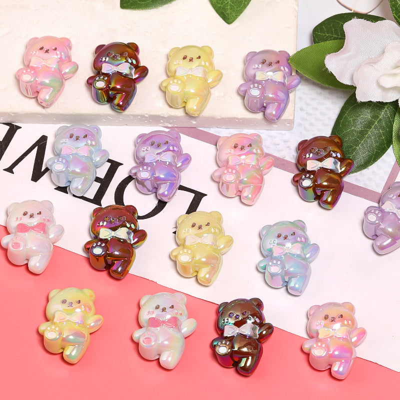 Wholesale  10pcs/pack Cute cartoon cream colored  bead  Acrylic Beads