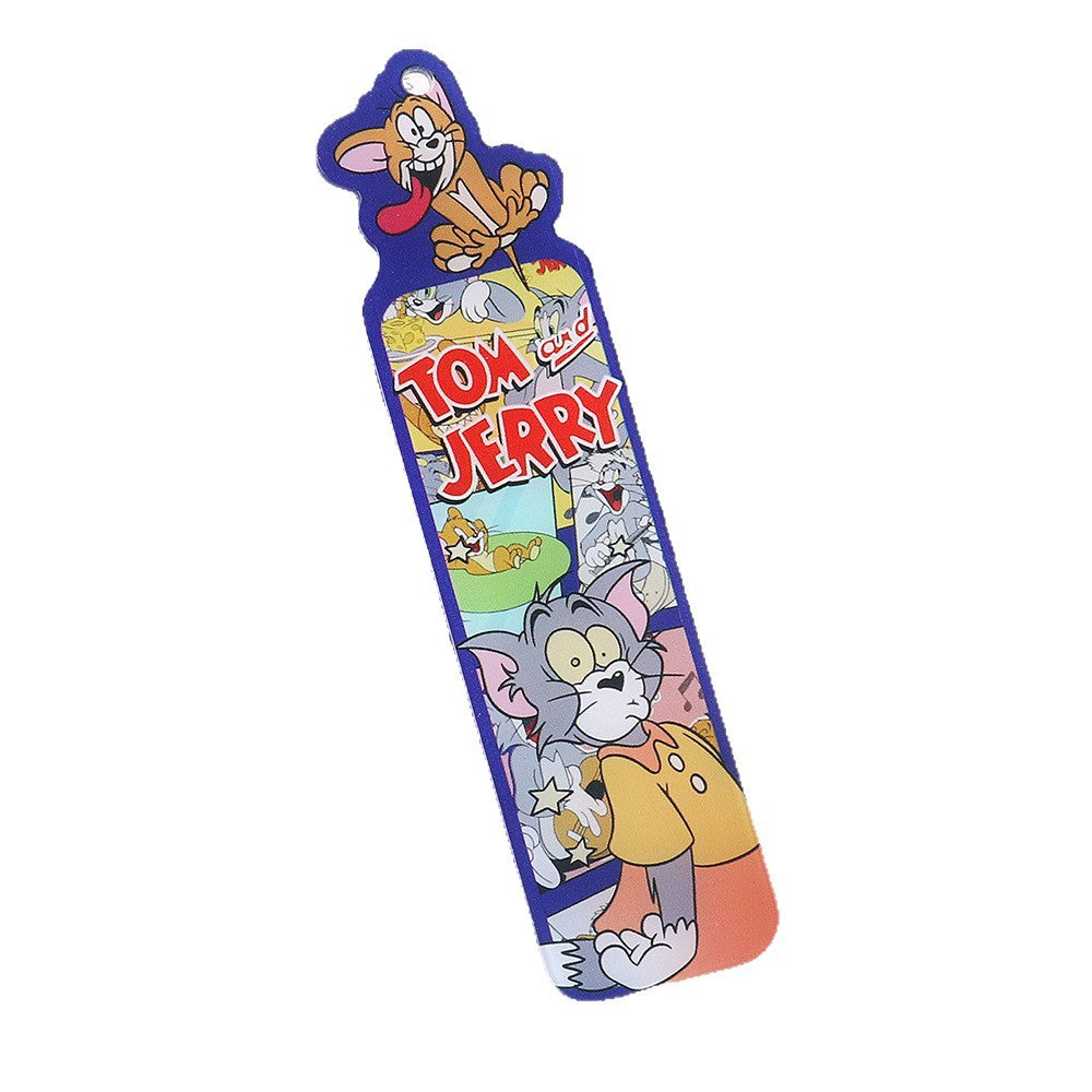 Wholesale 10pcs Cartoon Animal Acrylic Double-Sided Bookmarks