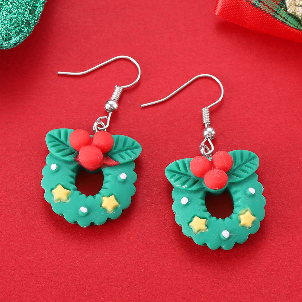 Wholesale Cute  and Reindeer Earrings for Christmas