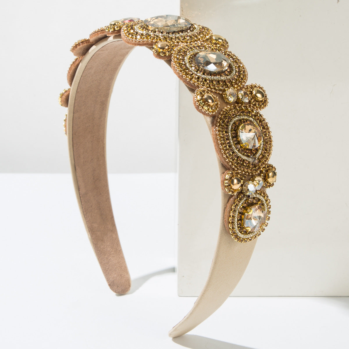 Wholesale Baroque Vintage Heavy Industry Light Luxury Femininity Superior Dinner Ball Headband