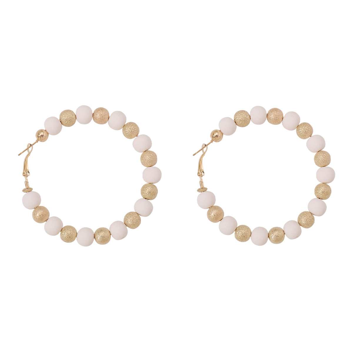 Wholesale fashion color soft ceramic beads earrings carnival summer sweet candy color CCB ear ring