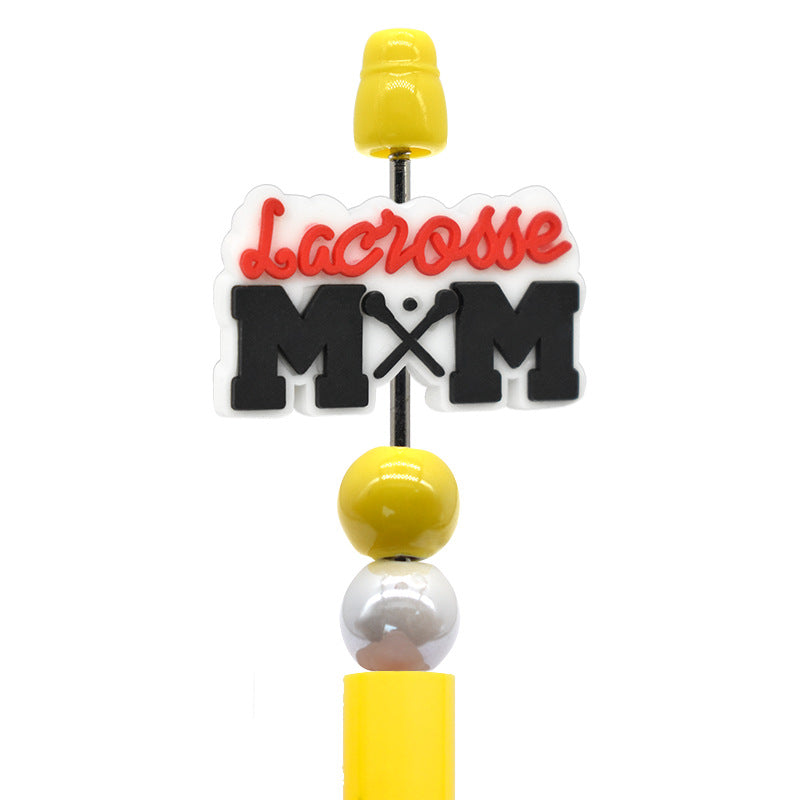 Wholesale Random100pcs/pack DIY Ball Sports Series Ballpoint Pen Focus Beads