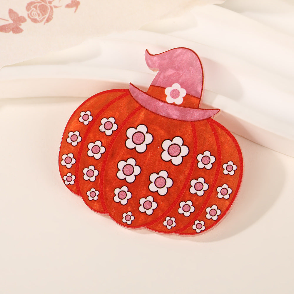 Wholesale 10pcs Pumpkin Cat Ghost Acrylic Flatback