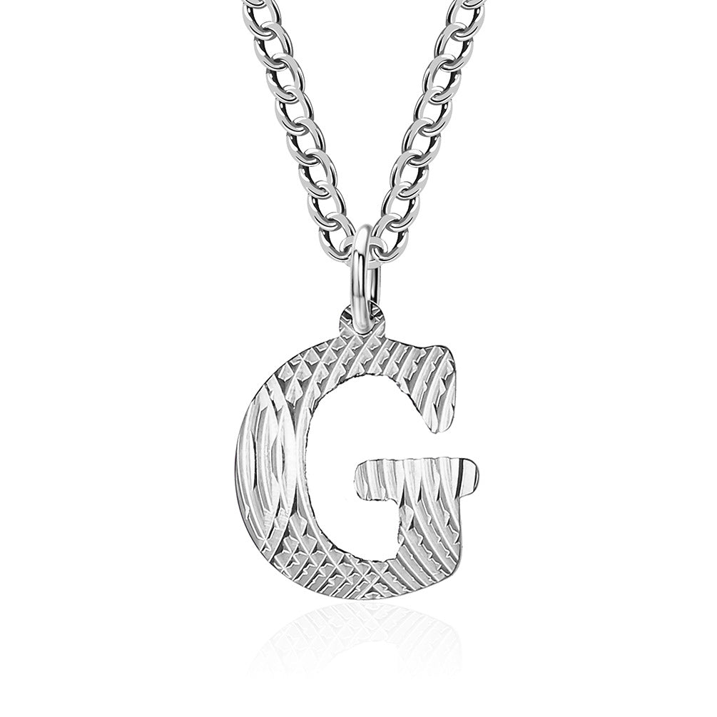 Wholesale English Letter Titanium Steel Necklaces