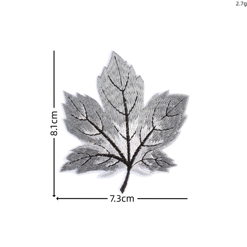 Wholesale Colorful leaves DIY Patches