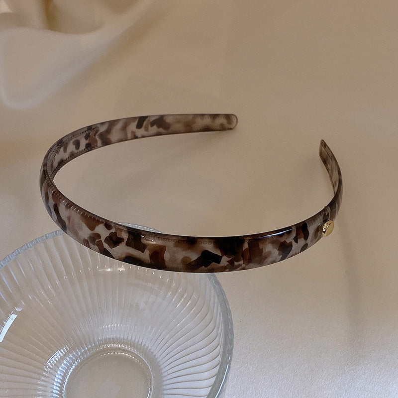 Wholesale Retro simple French style all-match outdoor face washing sponge headband for women