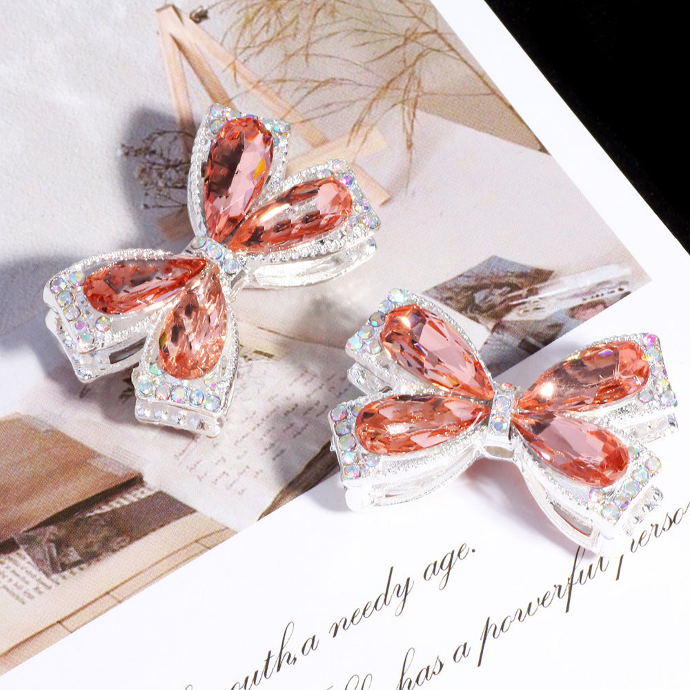 Wholesale 5pcs Colorful crystal bow DIY jewelry beads