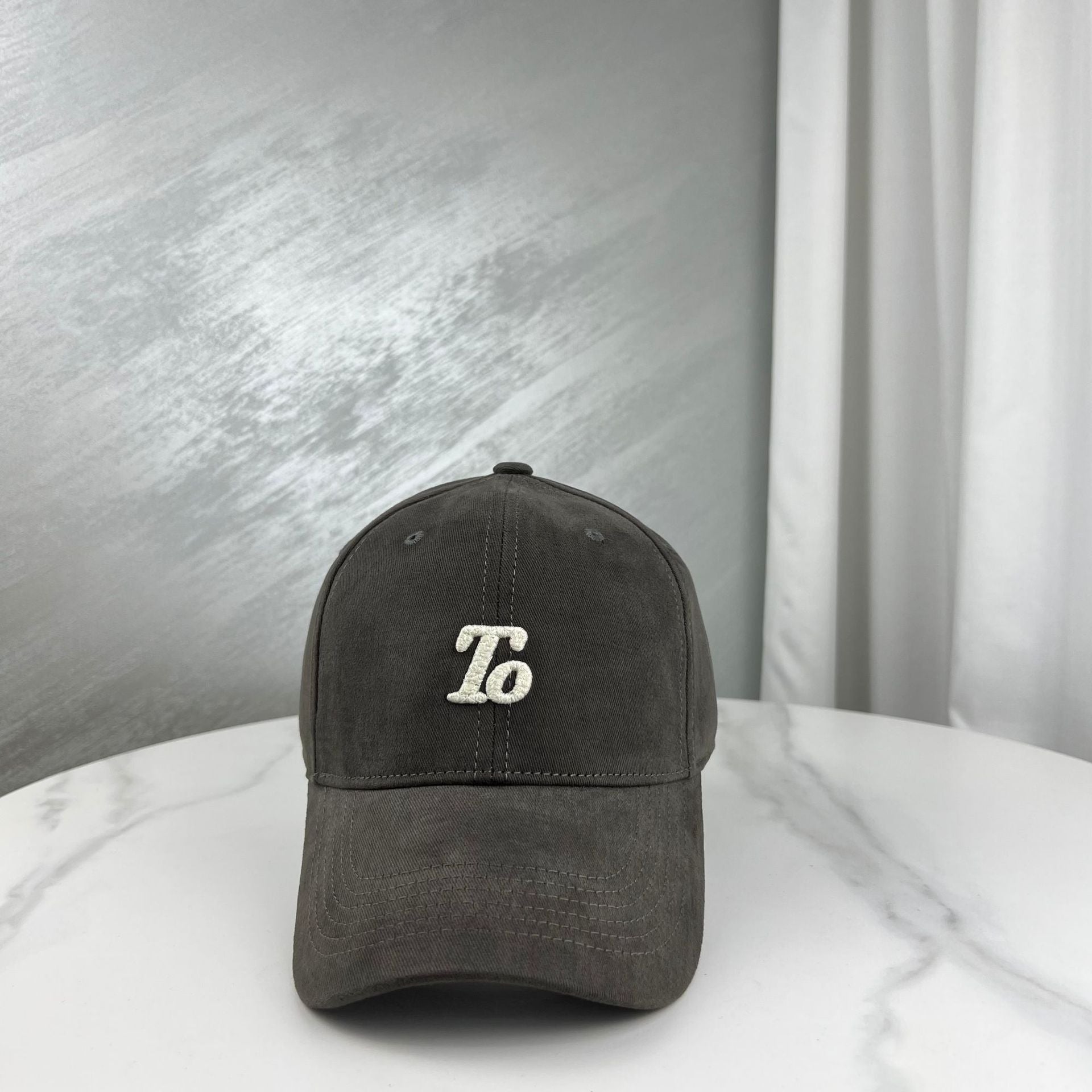 Wholesale Frosted Letter Embroidered Cotton Baseball Caps