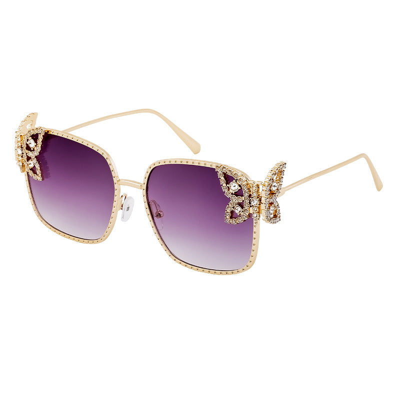 Wholesale Butterfly Diamond Sunglasses