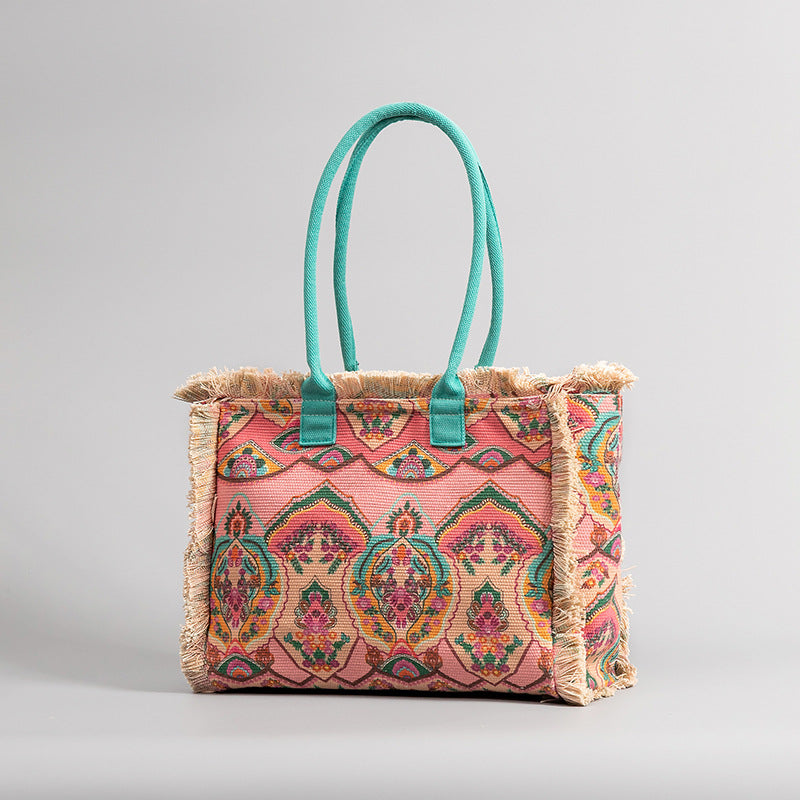 Wholesale Boho Vintage Shoulder Canvas Bag