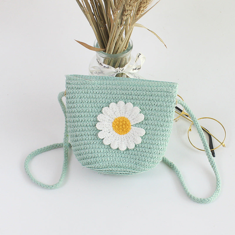 Wholesale Cute Fashion Grass Woven Kids Bag