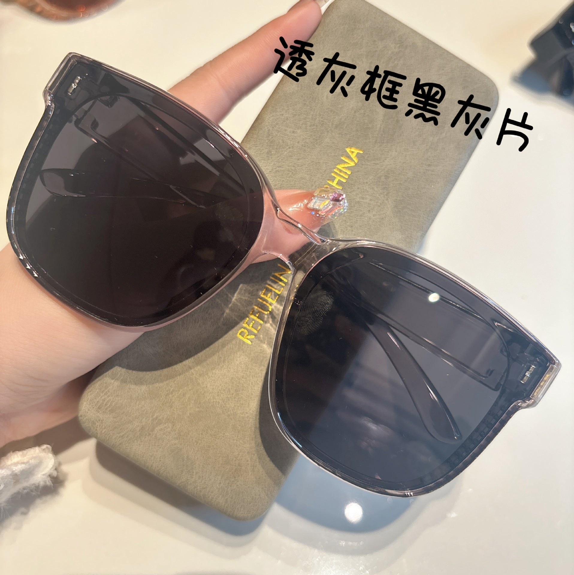 Wholesale Women's myopia glasses with polarized sunglasses