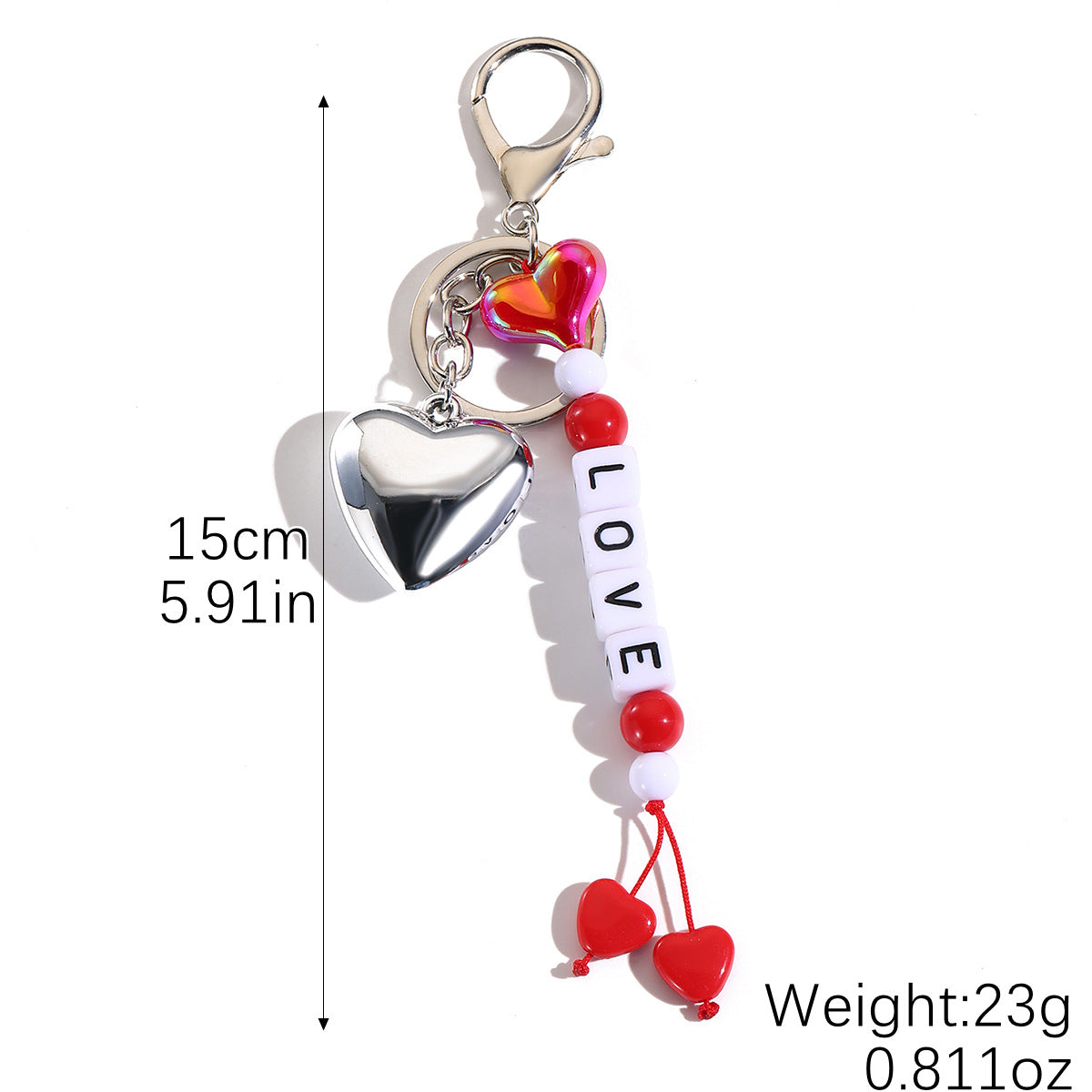 Wholesale starfish dolphin heart bead pendant for phone cases car keychains