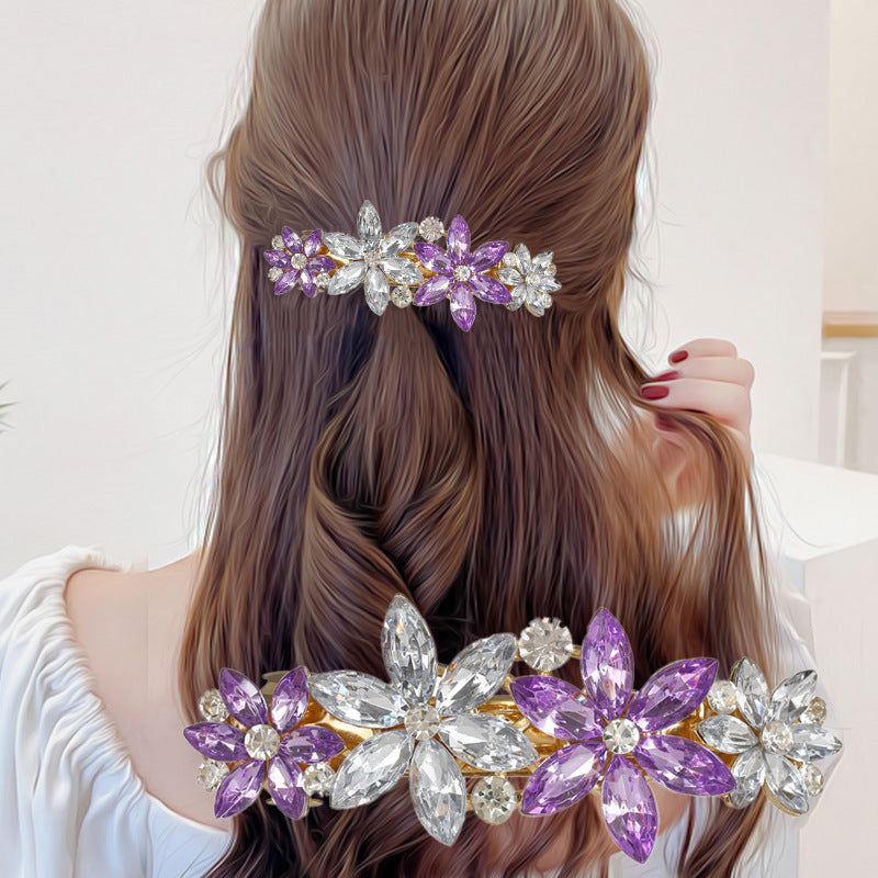 Wholesale Alloy Elegant Medium Spring Clip Hairpin
