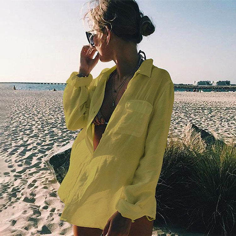 Wholesale Crepe Covers Polyester Swimwear