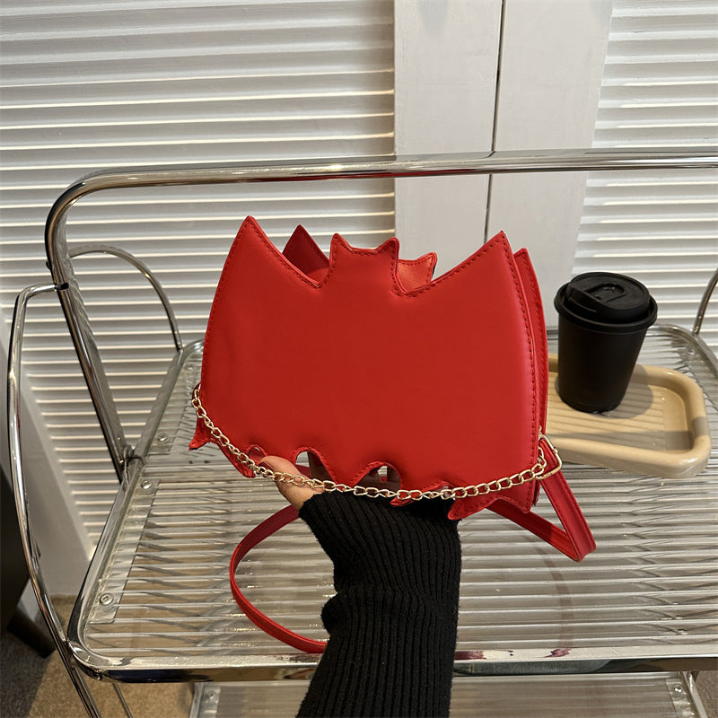 Wholesale PU Bat Shaped Shoulder Bag
