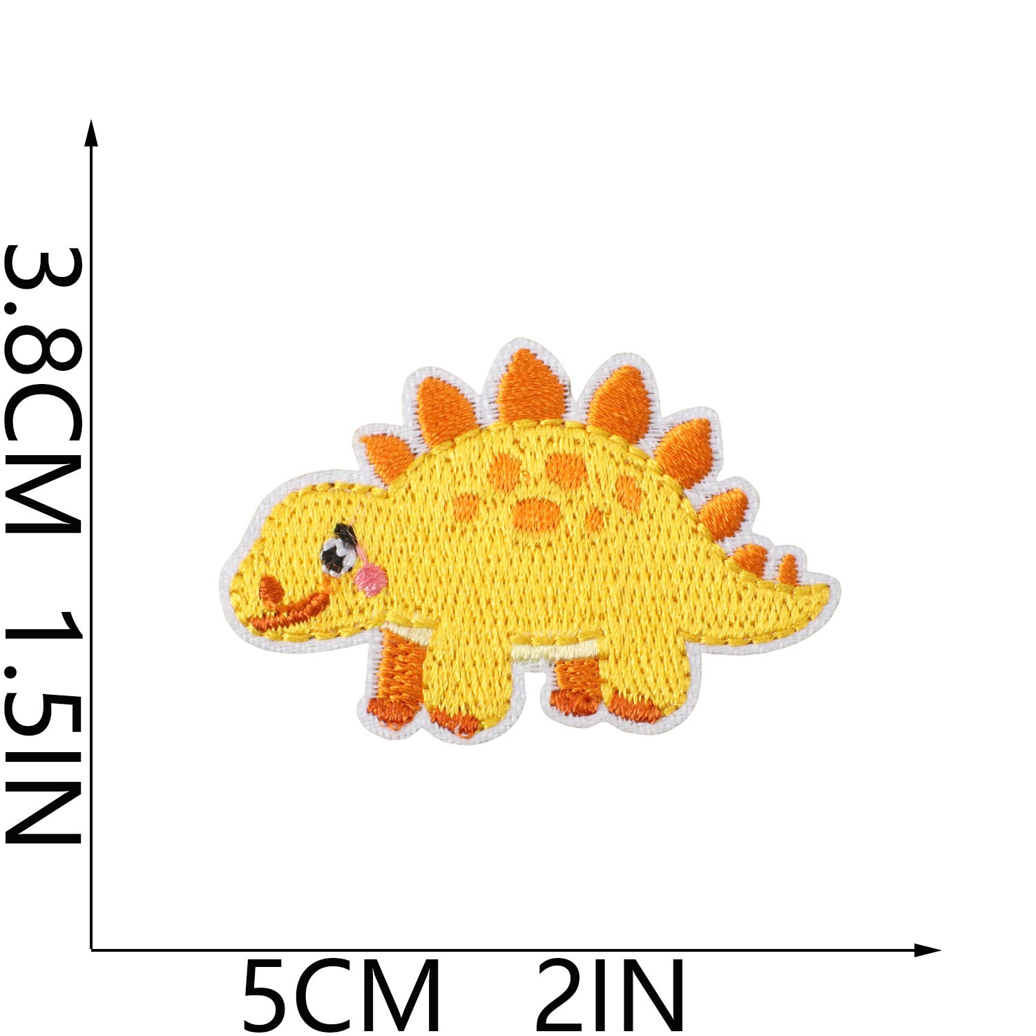 Wholesale Fashion Dinosaur Embroidered Iron On Patches For Kids Clothing Decorative Accent Gift