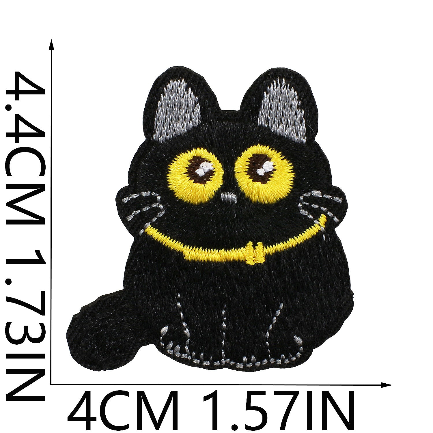 Wholesale Black Cat Series Embroidered Applique  DIY Patches