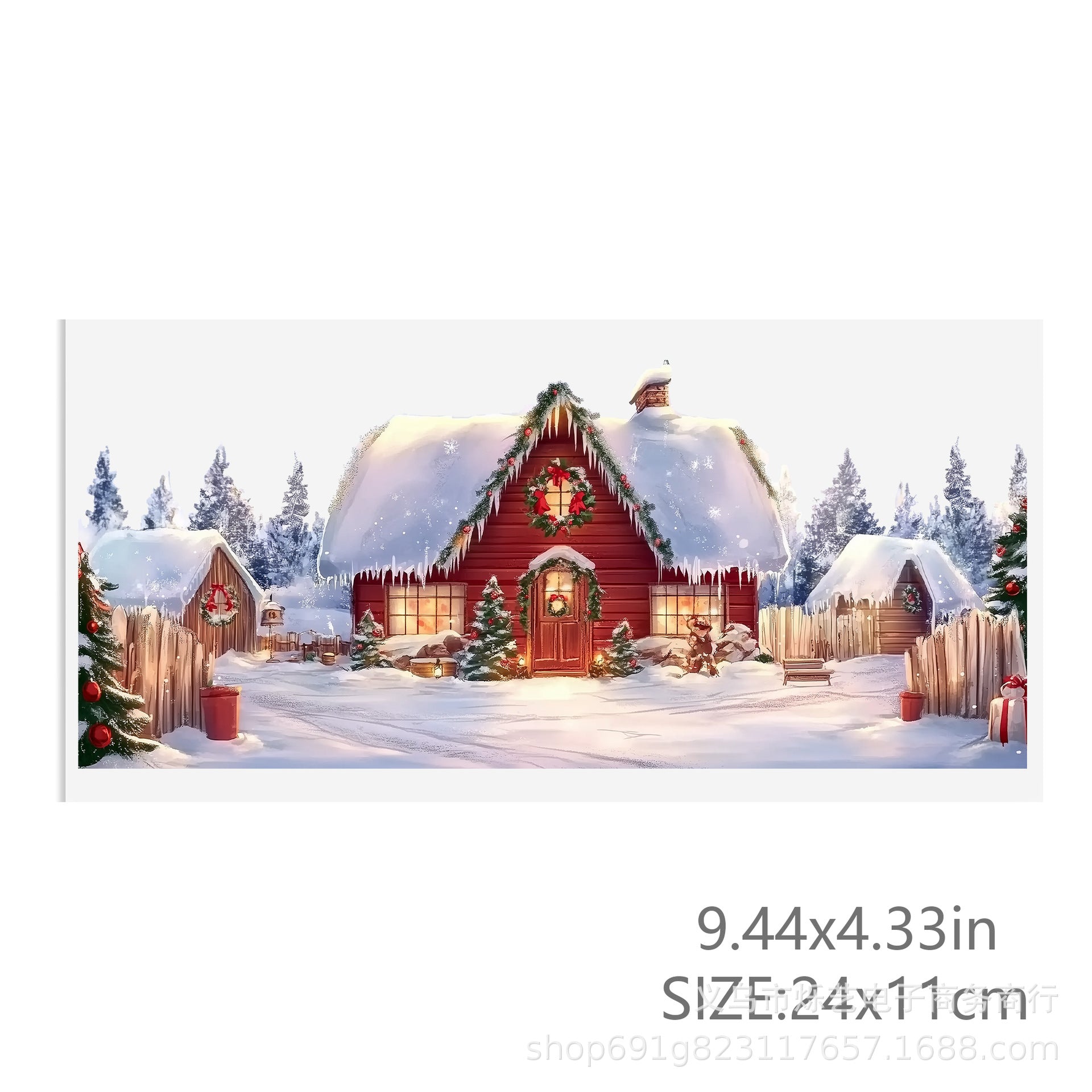 Wholesale 2pcs Christmas Collection 16oz Cup UV DTF Wraps