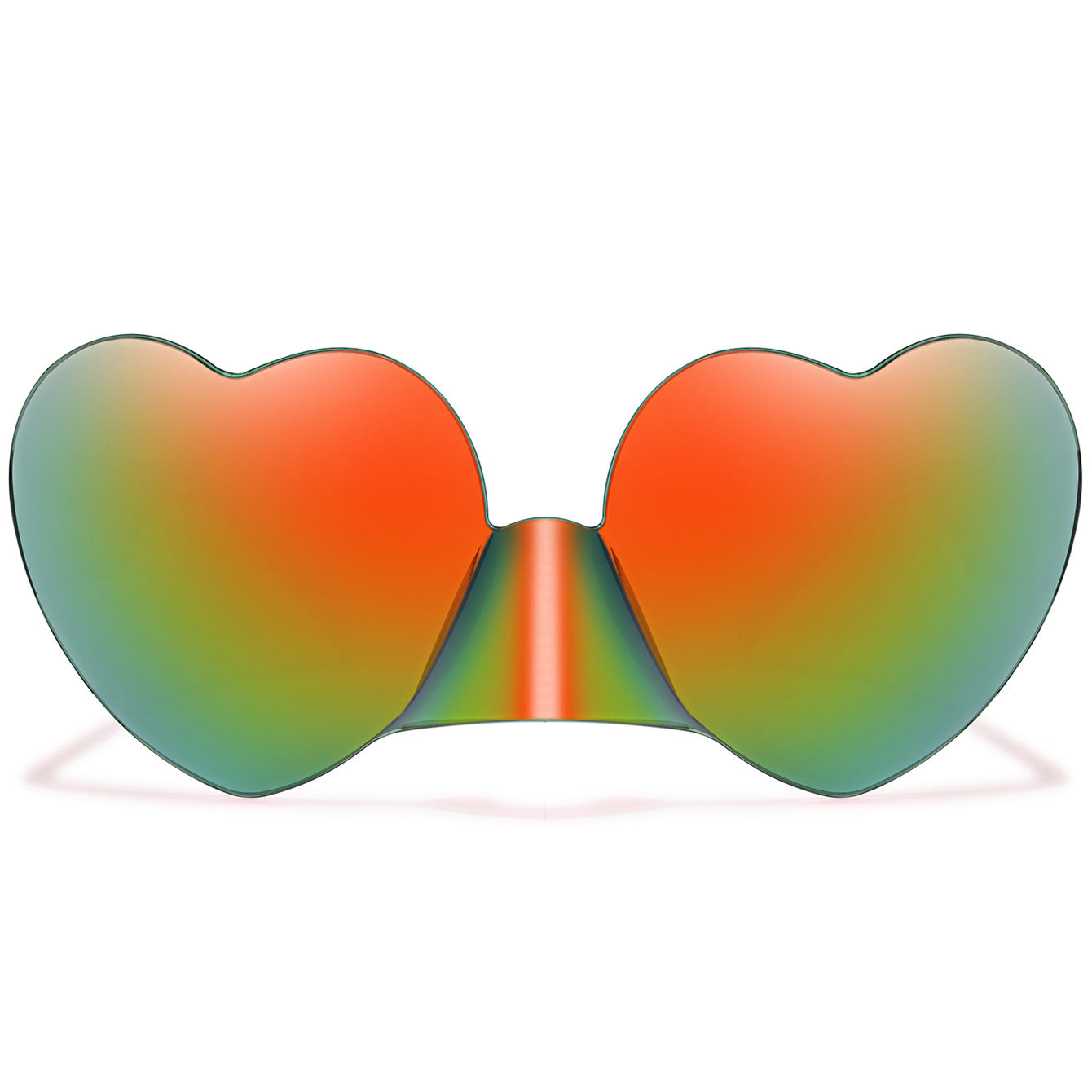 Wholesale Peach Heart Sunglasses Fashionable Candy Color Sunglasses