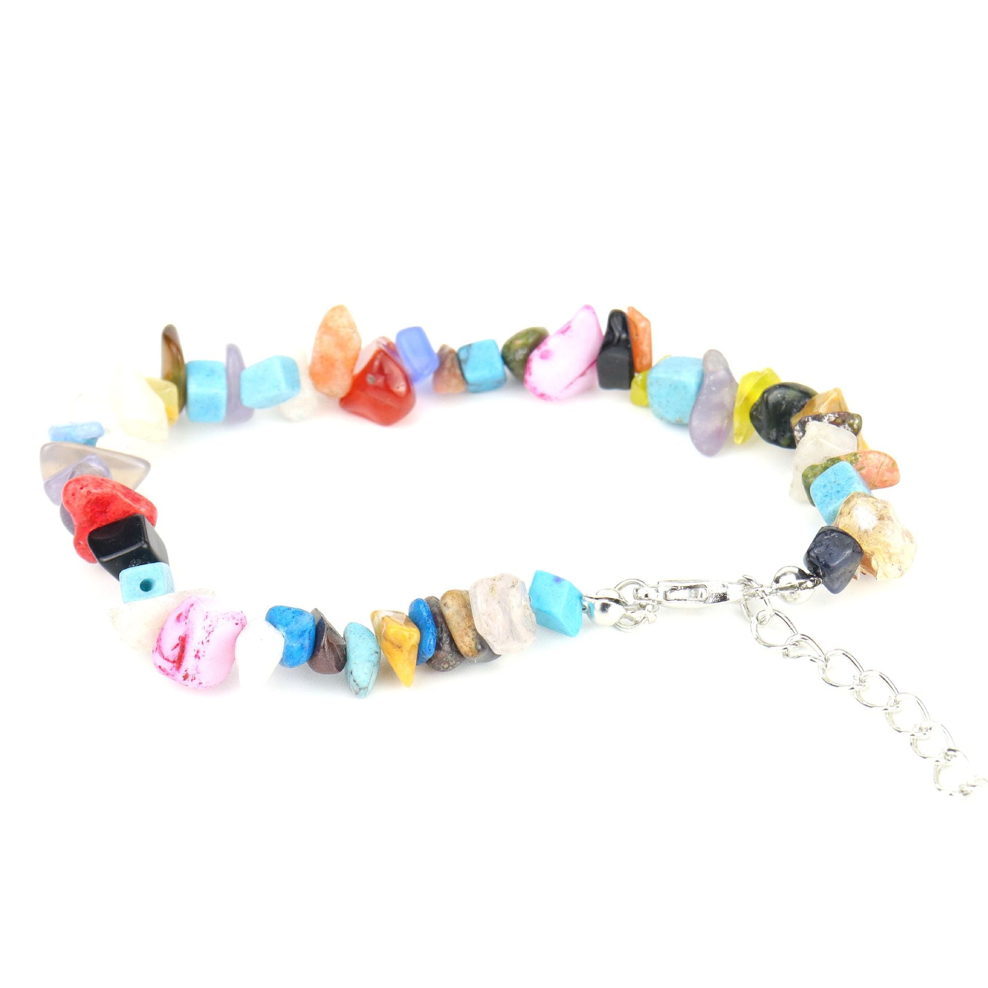 Wholesale Vintage Natural Crystal Crushed Amethyst Adjustable Bracelet