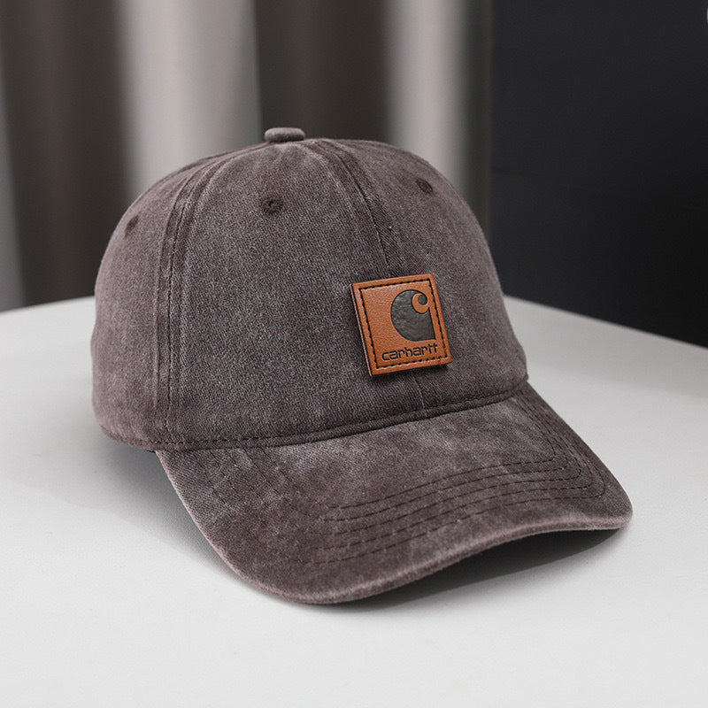 Wholesale Summer sunshade casual workwear washed distressed soft top baseball cap