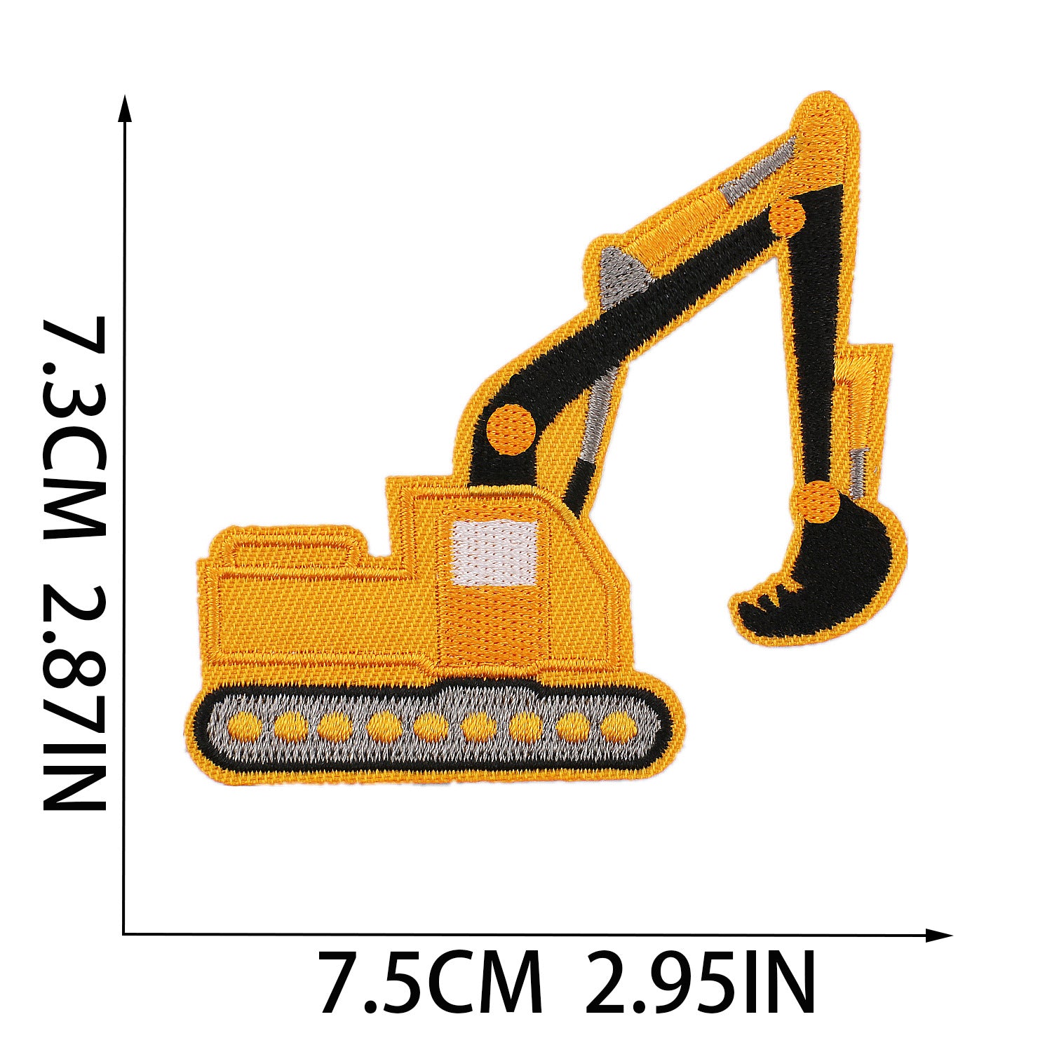 Wholesale Stylish Cartoon Police Car Embroidery Patch Polyester Clothing Patch For Everyday Wear Resale Accessory