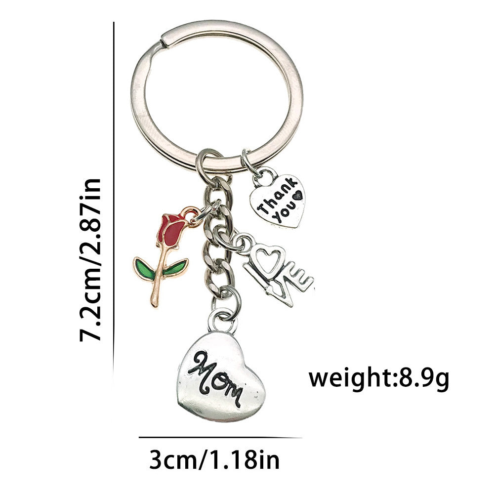 Wholesale Colorful butterfly metal keychain