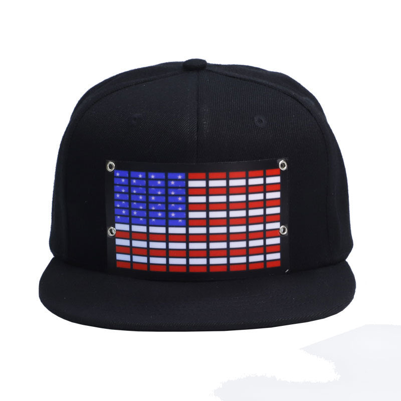 Wholesale LED performance party el cold light film luminous hat