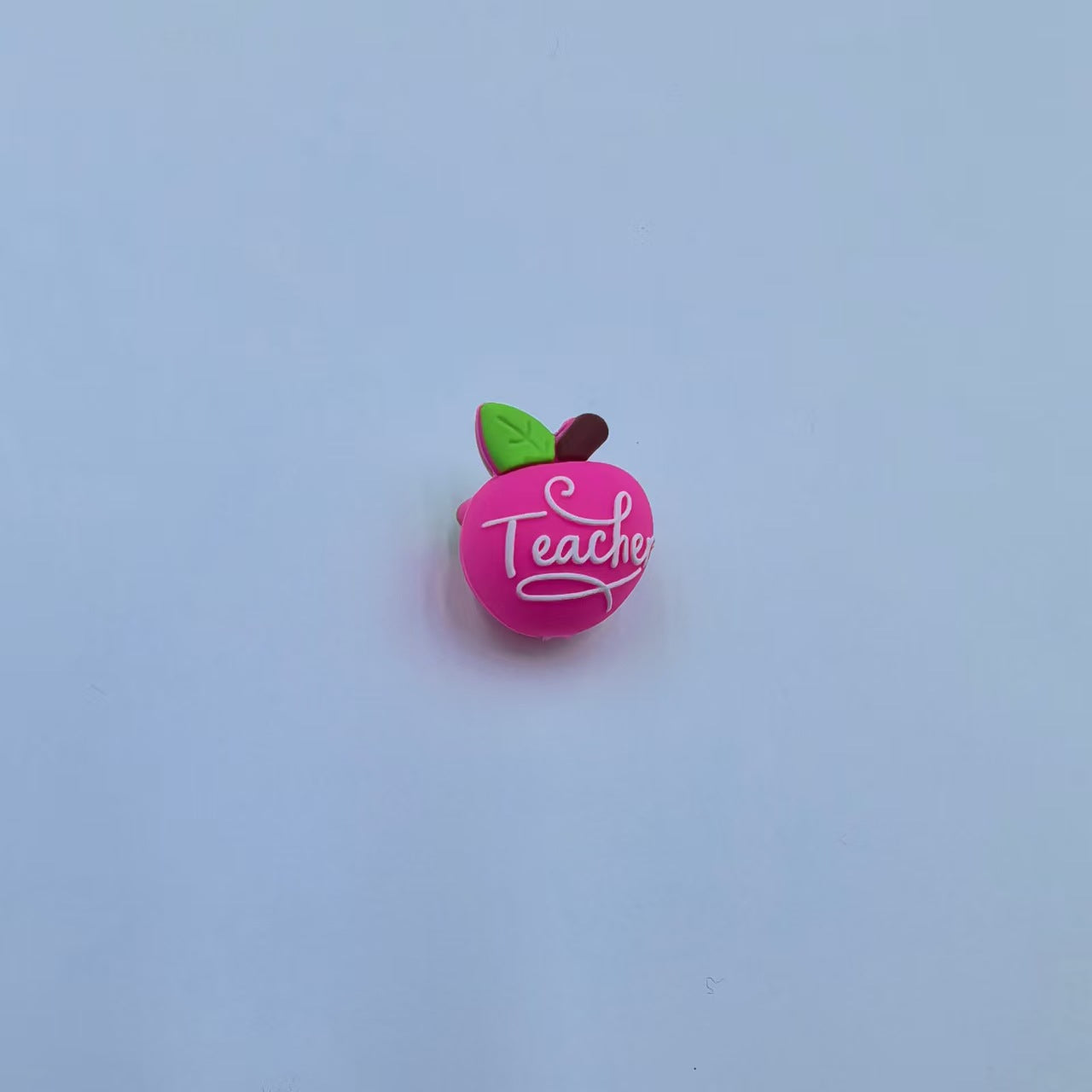 Wholesale 10pcs 3D Apple Education Silicone DIY Beads